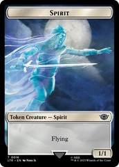 Spirit // Food (0024) Double-Sided Token (Surge Foil) [The Lord of the Rings: Tales of Middle-Earth Tokens] | Odin's Place