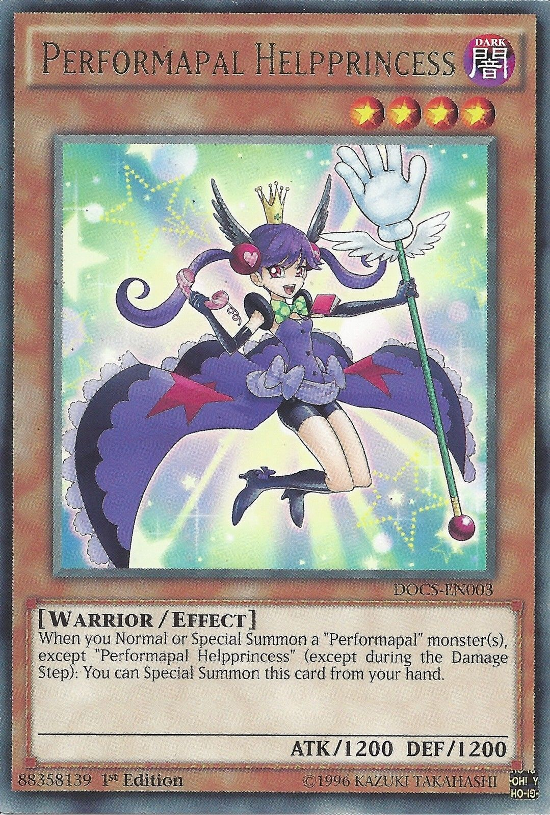 Performapal Helpprincess [DOCS-EN003] Rare | Odin's Place