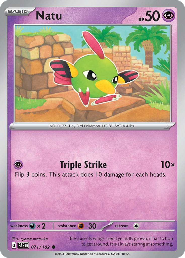 Natu (071/182) [Scarlet & Violet: Paradox Rift] | Odin's Place