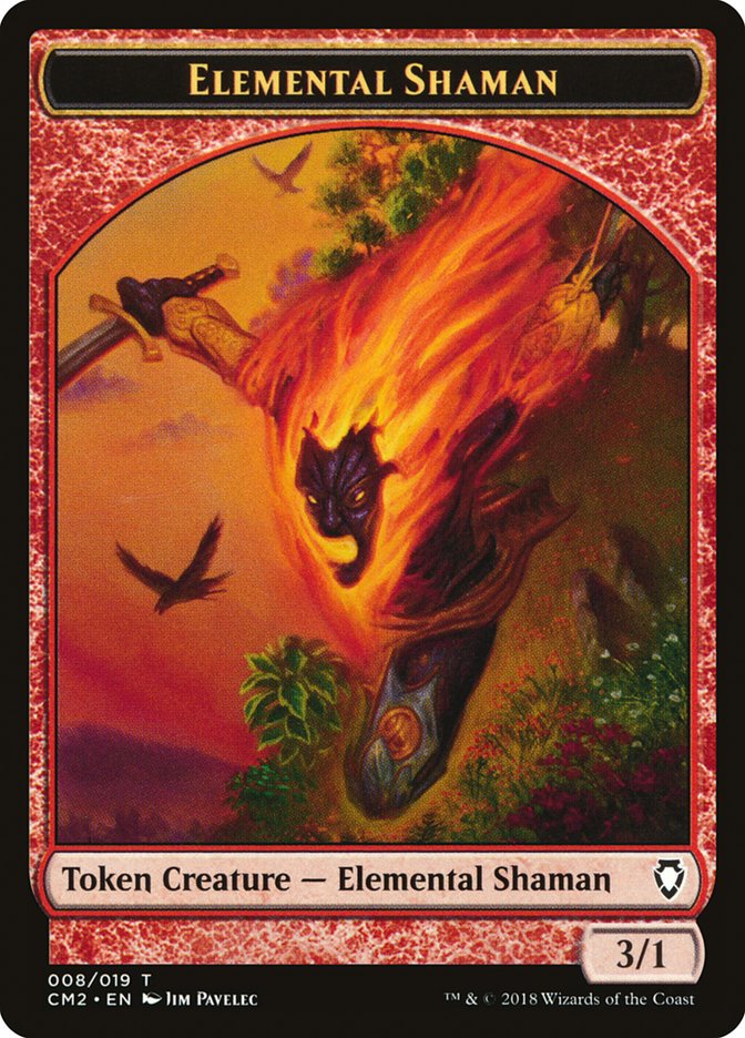Elemental Shaman Token (8) [Commander Anthology Volume II Tokens] | Odin's Place