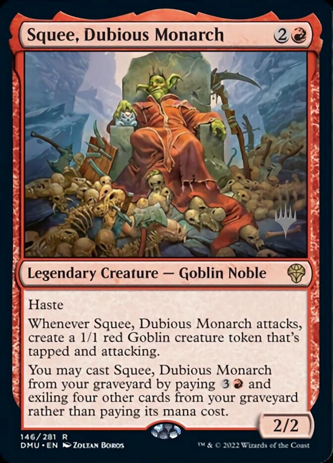 Squee, Dubious Monarch (Promo Pack) [Dominaria United Promos] | Odin's Place