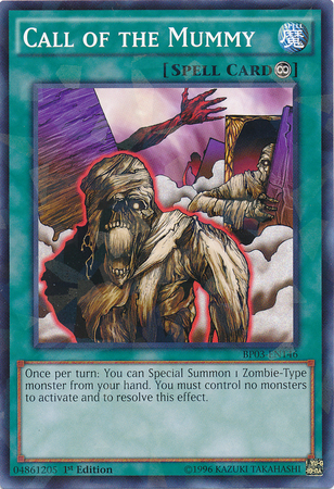 Call of the Mummy [BP03-EN146] Shatterfoil Rare | Odin's Place