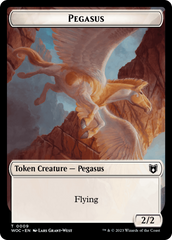 Pirate // Pegasus Double-Sided Token [Wilds of Eldraine Commander Tokens] | Odin's Place