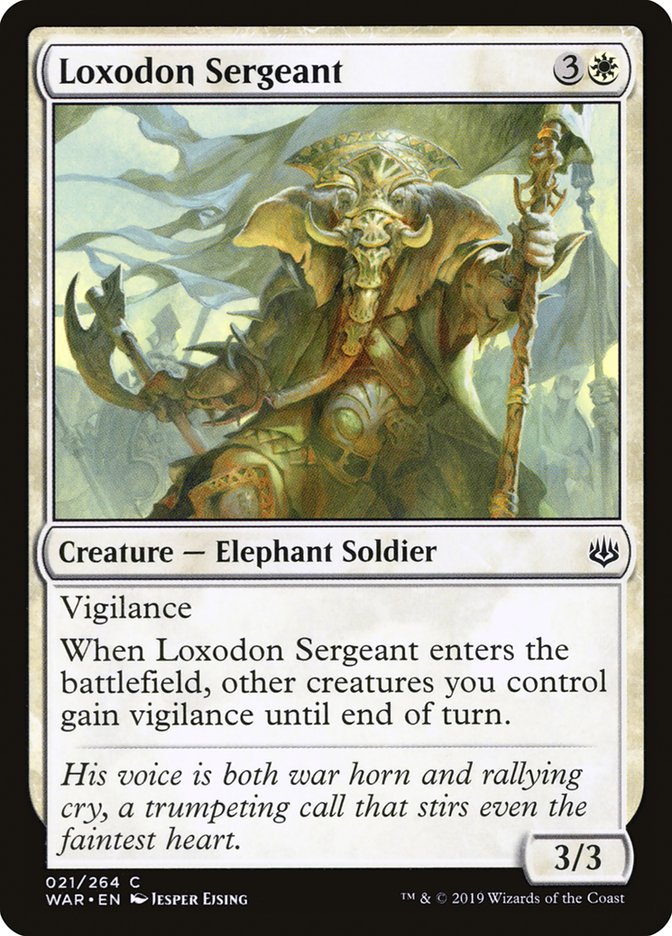 Loxodon Sergeant (21) [War of the Spark] | Odin's Place
