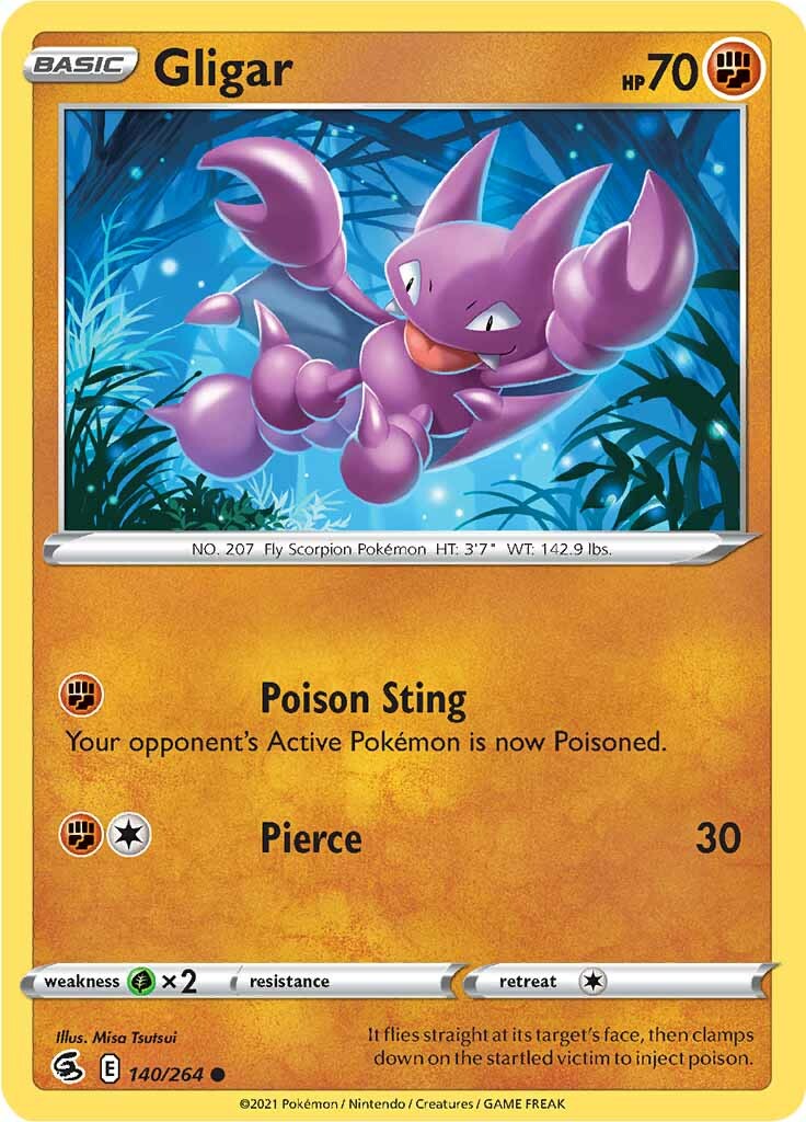 Gligar (140/264) [Sword & Shield: Fusion Strike] | Odin's Place