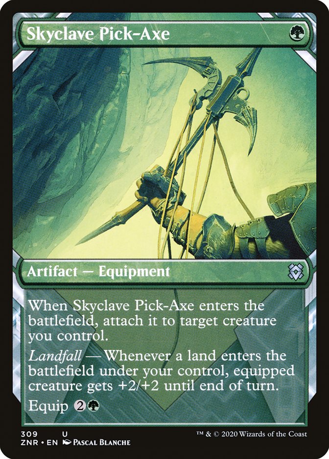 Skyclave Pick-Axe (Showcase) [Zendikar Rising] | Odin's Place