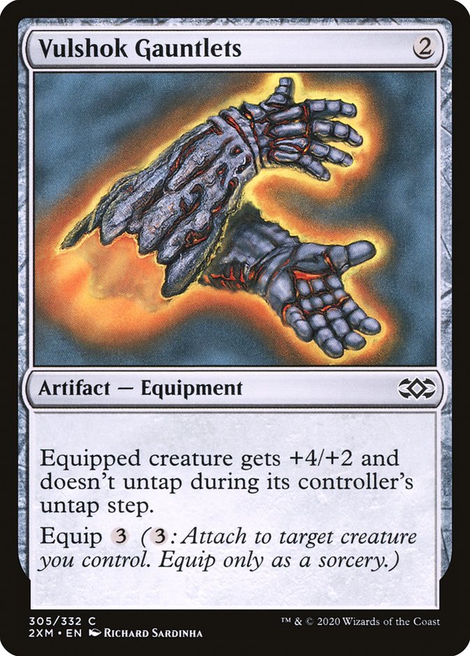 Vulshok Gauntlets [Double Masters] | Odin's Place