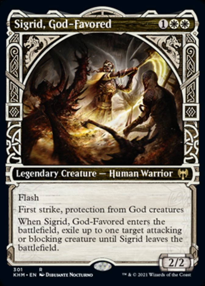 Sigrid, God-Favored (Showcase) [Kaldheim] | Odin's Place