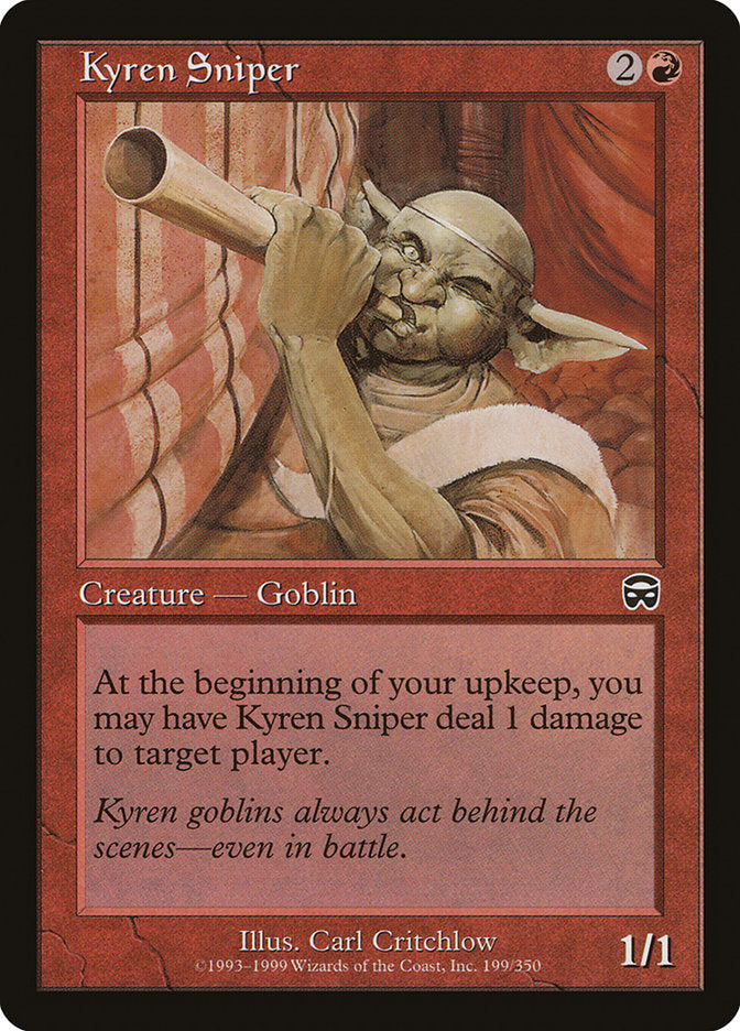 Kyren Sniper (199) [Mercadian Masques] | Odin's Place