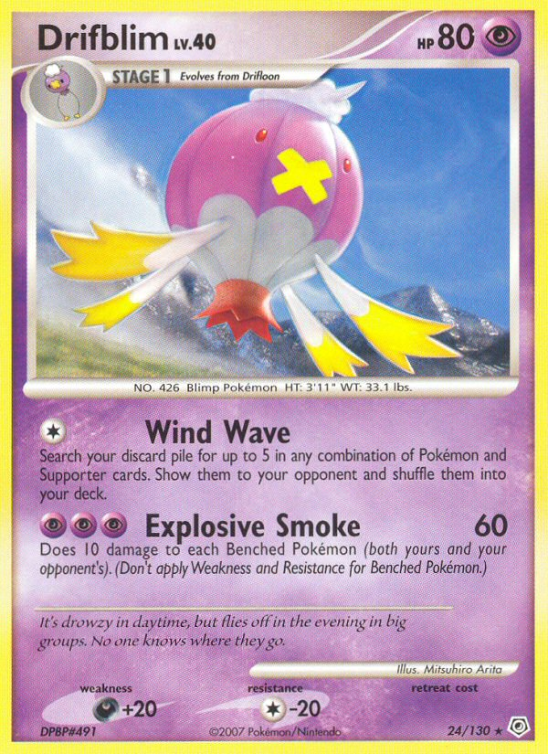 Drifblim (24/130) [Diamond & Pearl: Base Set] | Odin's Place