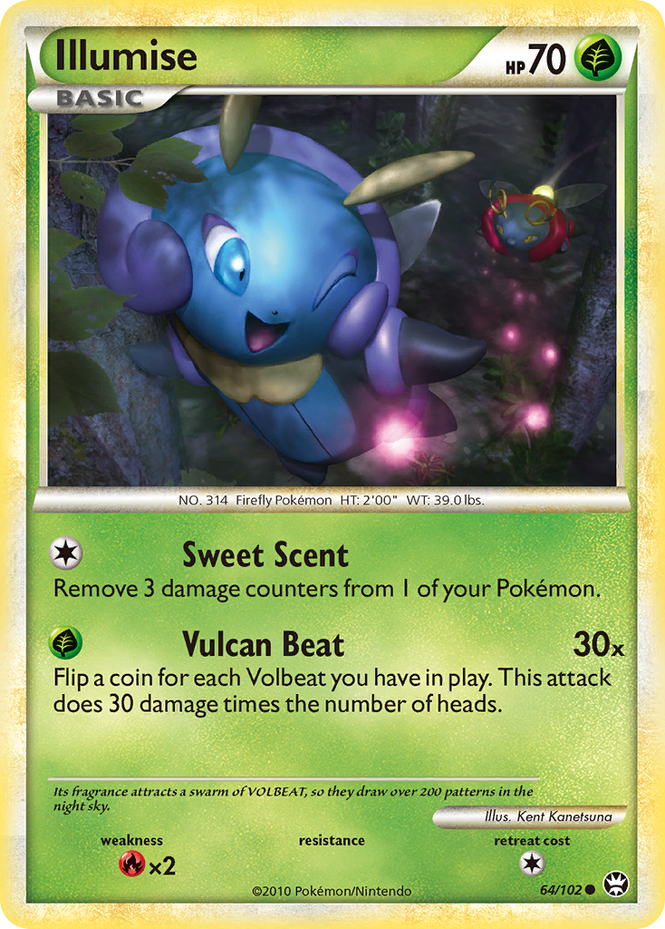 Illumise (64/102) [HeartGold & SoulSilver: Triumphant] | Odin's Place
