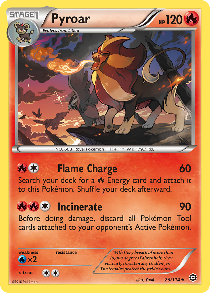 Pyroar (23/114) [XY: Steam Siege] | Odin's Place