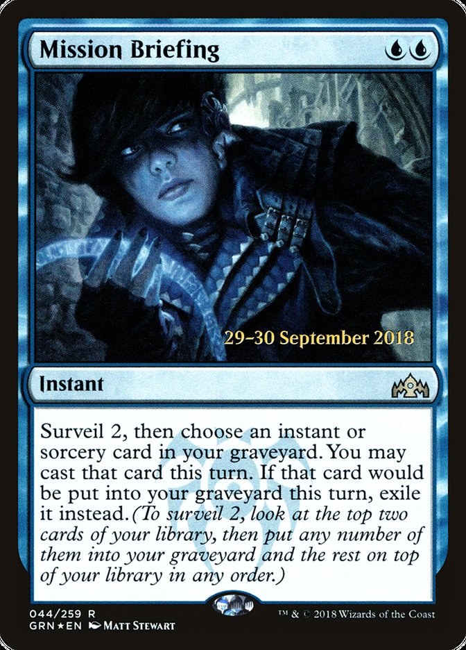 Mission Briefing (44) [Guilds of Ravnica Prerelease Promos] | Odin's Place