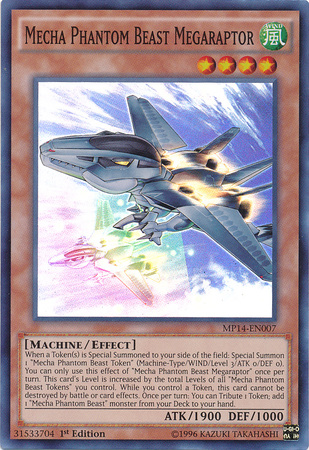 Mecha Phantom Beast Megaraptor [MP14-EN007] Super Rare | Odin's Place