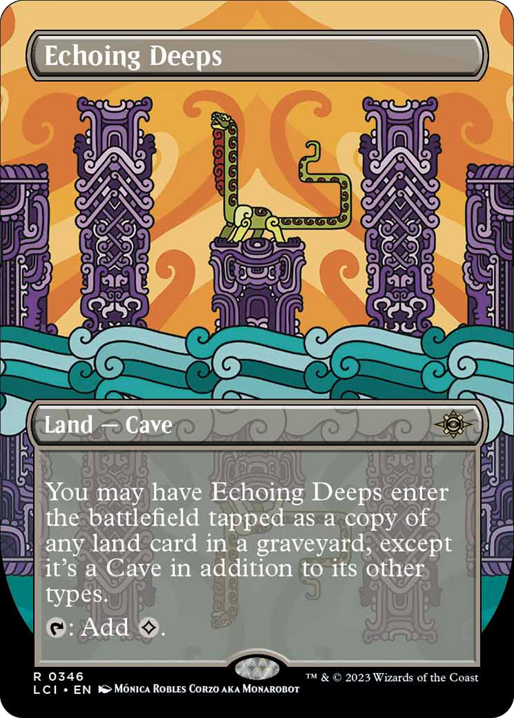 Echoing Deeps (Borderless) [The Lost Caverns of Ixalan] | Odin's Place
