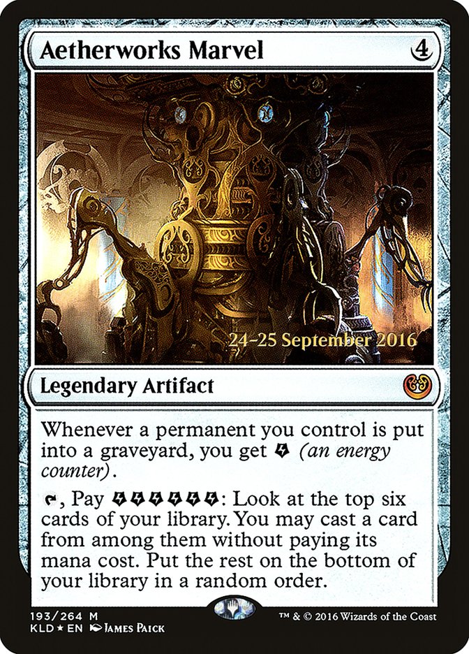 Aetherworks Marvel (193) [Kaladesh Prerelease Promos] | Odin's Place