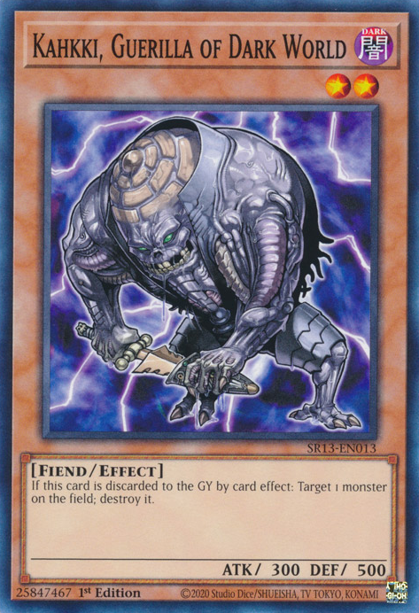 Kahkki, Guerilla of Dark World [SR13-EN013] Common | Odin's Place