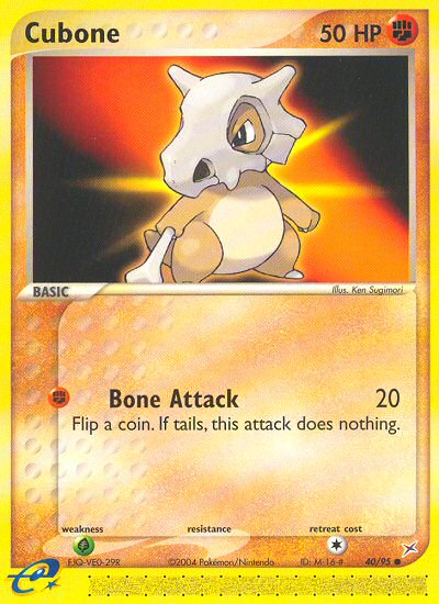Cubone (40/95) [EX: Team Magma vs Team Aqua] | Odin's Place