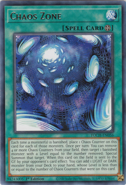 Chaos Zone [TOCH-EN056] Rare | Odin's Place