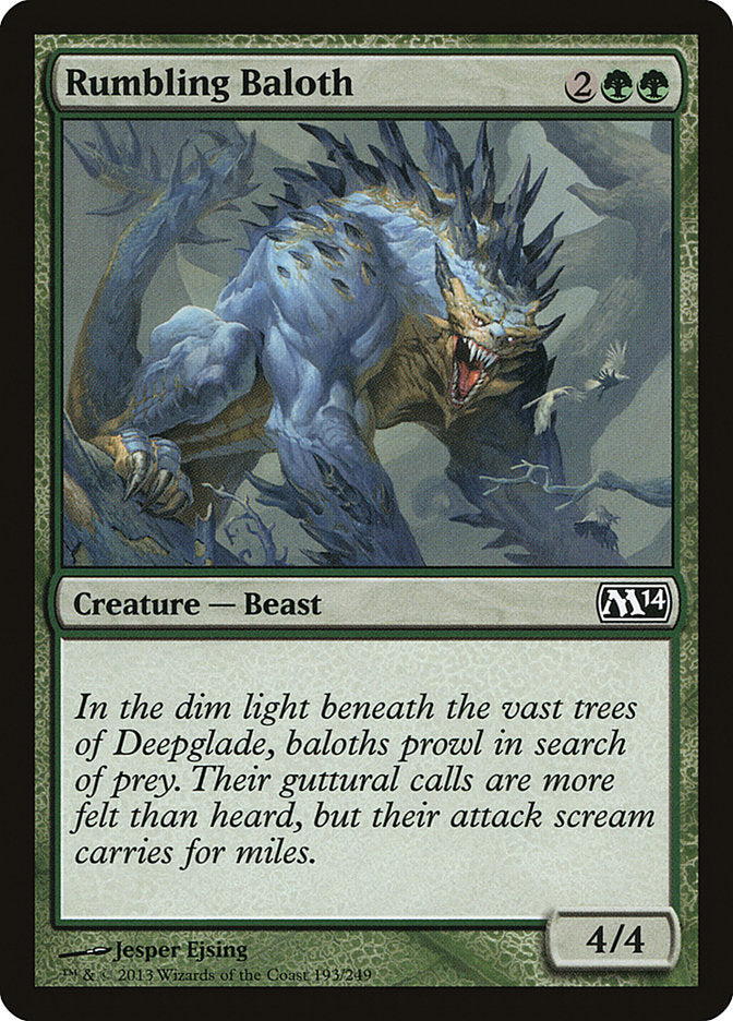 Rumbling Baloth (193) [Magic 2014] | Odin's Place