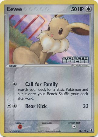 Eevee (69/113) (Stamped) [EX: Delta Species] | Odin's Place