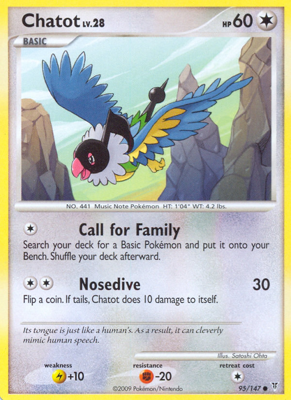 Chatot (95/147) [Platinum: Supreme Victors] | Odin's Place