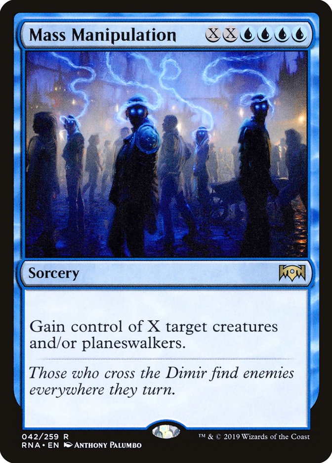 Mass Manipulation (42) [Ravnica Allegiance] | Odin's Place