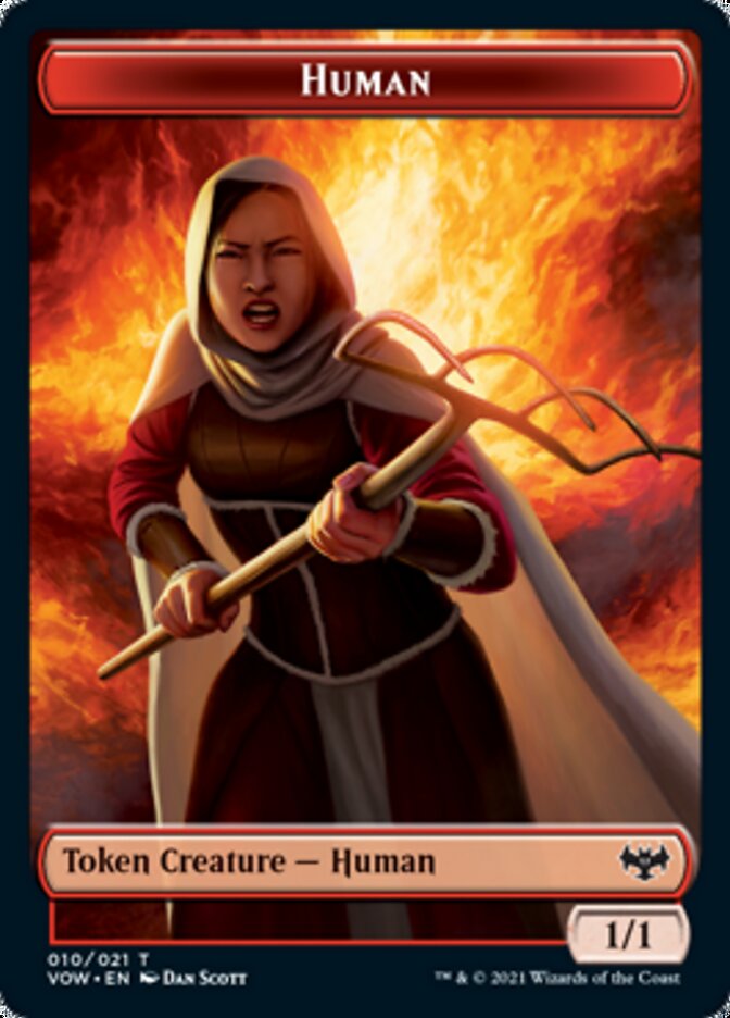 Insect // Human (010) Double-Sided Token [Innistrad: Crimson Vow Tokens] | Odin's Place