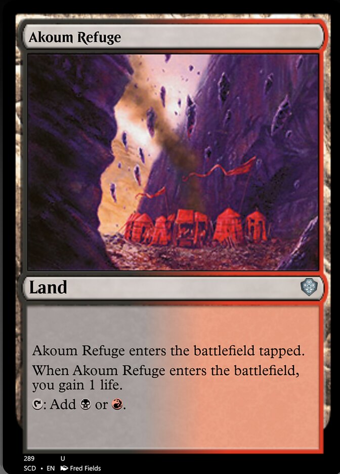 Akoum Refuge [Starter Commander Decks] | Odin's Place