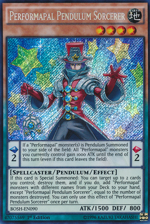 Performapal Pendulum Sorcerer [BOSH-EN090] Secret Rare | Odin's Place