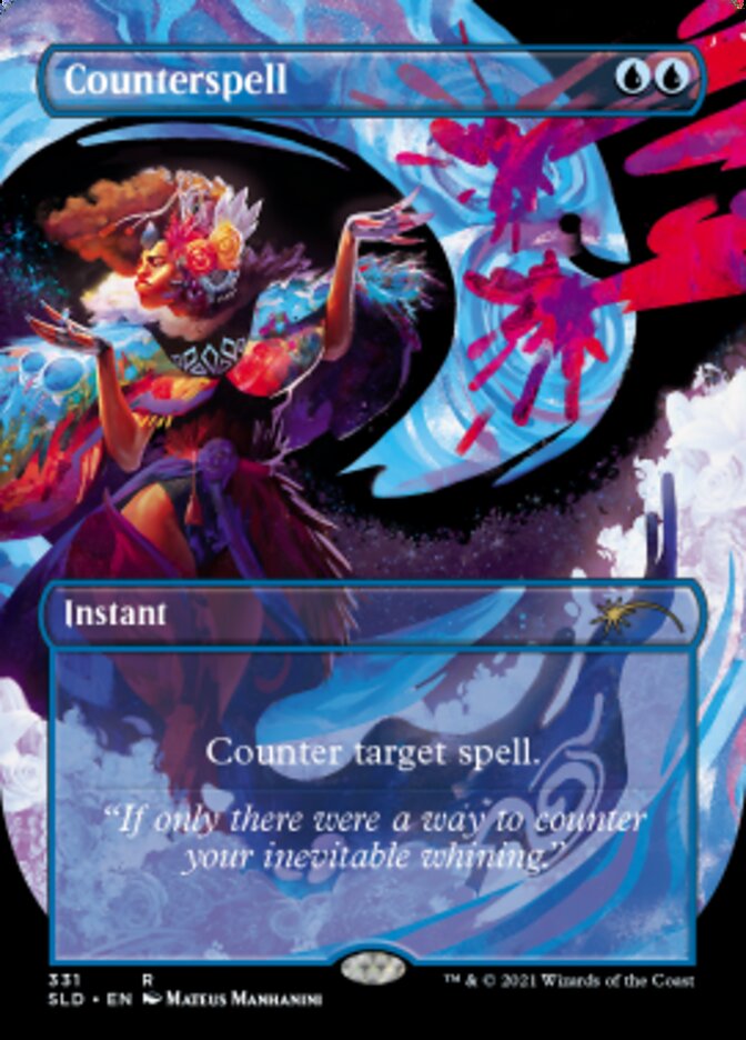 Counterspell (Borderless) [Secret Lair Drop Series] | Odin's Place