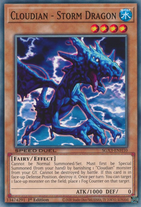 Cloudian - Storm Dragon [SGX3-ENH10] Common | Odin's Place