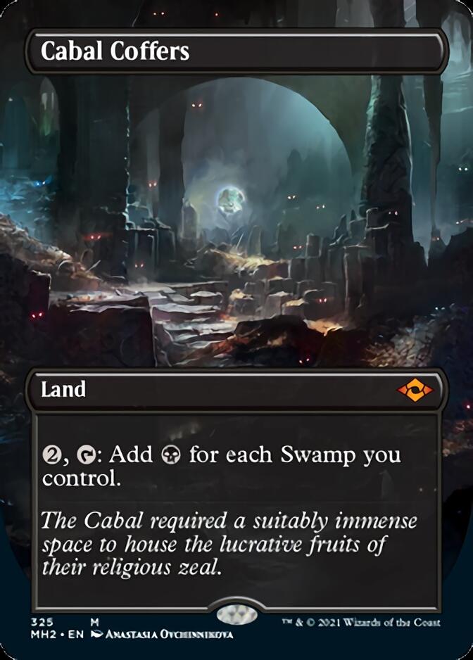 Cabal Coffers (Borderless Alternate Art) [Modern Horizons 2] | Odin's Place