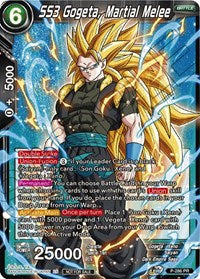 SS3 Gogeta, Martial Melee (Unison Warrior Series Tournament Pack Vol.3) (P-286) [Tournament Promotion Cards] | Odin's Place