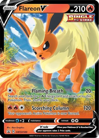 Flareon V (SWSH149) [Sword & Shield: Black Star Promos] | Odin's Place