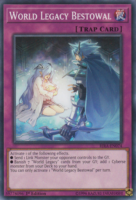 World Legacy Bestowal [RIRA-EN074] Common | Odin's Place