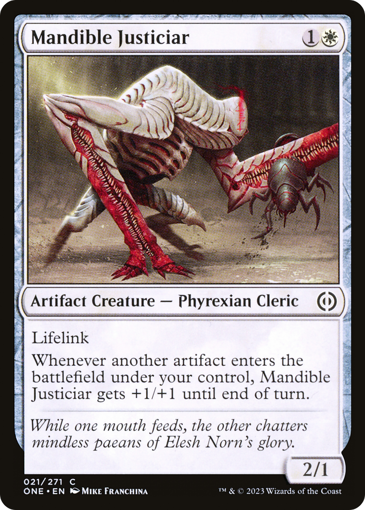 Mandible Justiciar [Phyrexia: All Will Be One] | Odin's Place