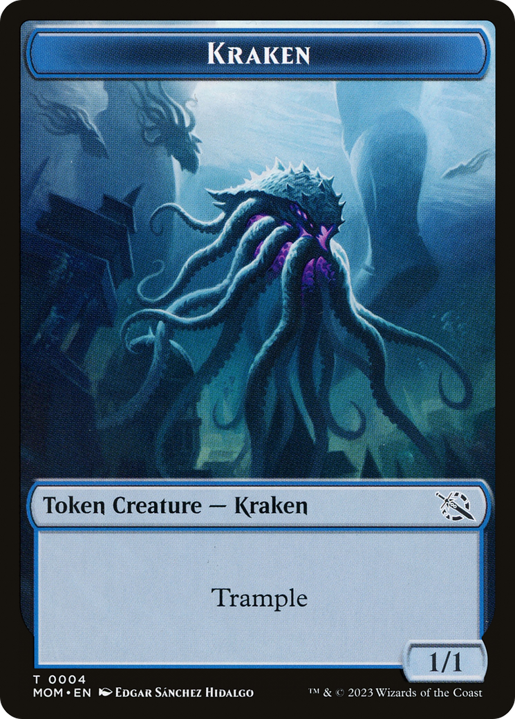 Soldier // Kraken Double-Sided Token [March of the Machine Tokens] | Odin's Place