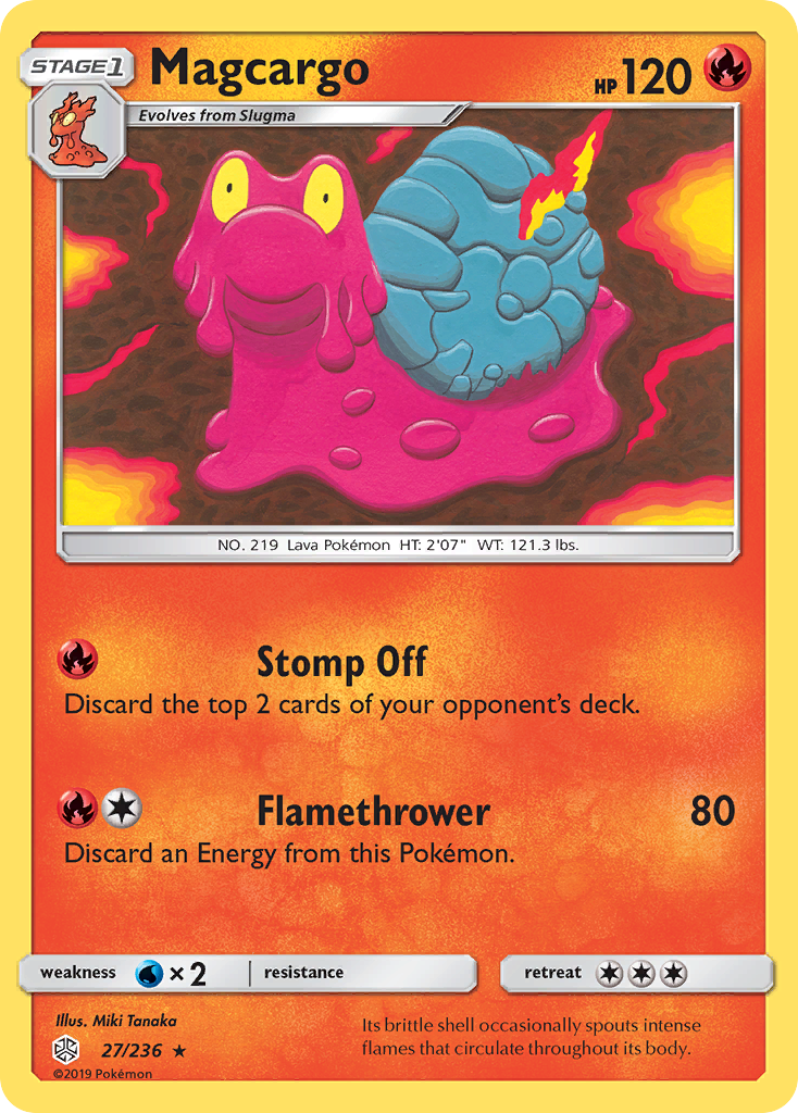 Magcargo (27/236) [Sun & Moon: Cosmic Eclipse] | Odin's Place