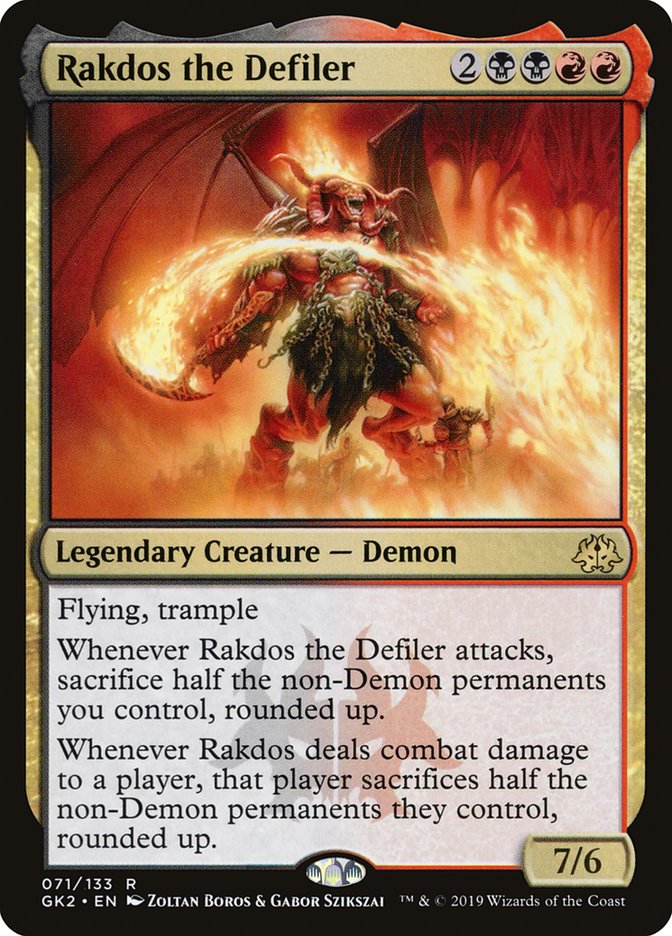 Rakdos the Defiler (71) [Ravnica Allegiance Guild Kit] | Odin's Place