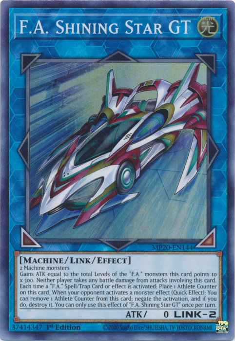F.A. Shining Star GT [MP20-EN144] Super Rare | Odin's Place