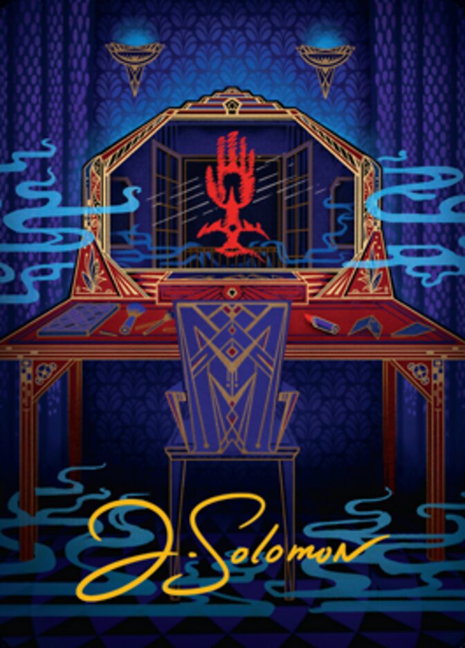 Obscura Charm Art Card (Gold-Stamped Signature) [Streets of New Capenna Art Series] | Odin's Place