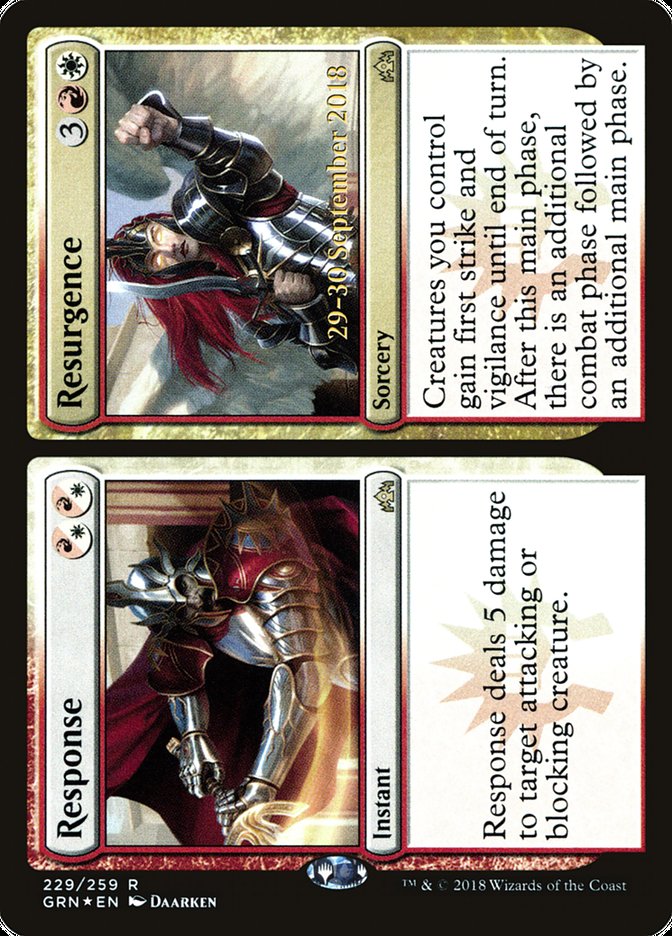 Response // Resurgence (229) [Guilds of Ravnica Prerelease Promos] | Odin's Place