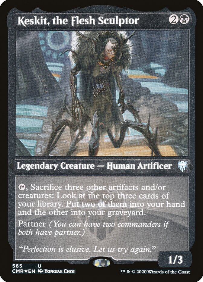 Keskit, the Flesh Sculptor (Etched) [Commander Legends] | Odin's Place