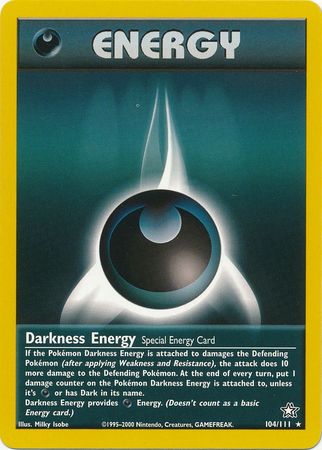 Darkness Energy (104/111) [Neo Genesis Unlimited] | Odin's Place