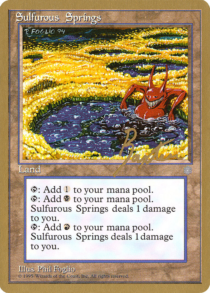 Sulfurous Springs (George Baxter) [Pro Tour Collector Set] | Odin's Place