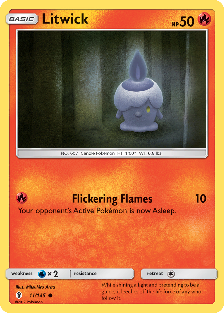 Litwick (11/145) [Sun & Moon: Guardians Rising] | Odin's Place