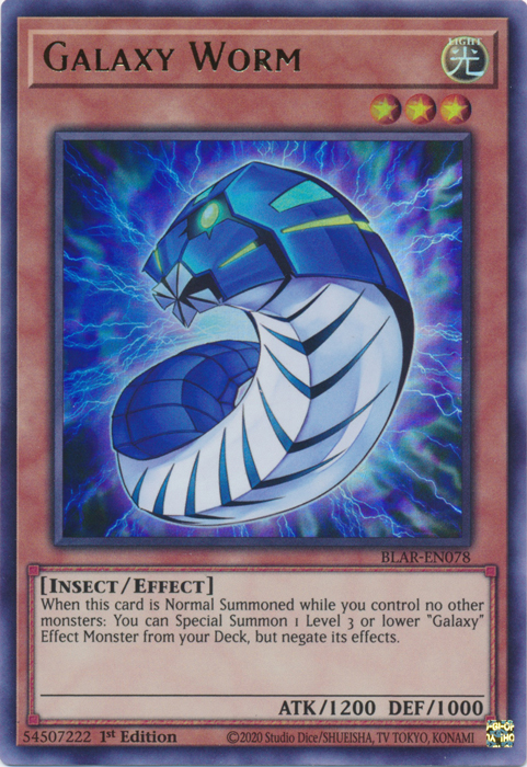 Galaxy Worm [BLAR-EN078] Ultra Rare | Odin's Place