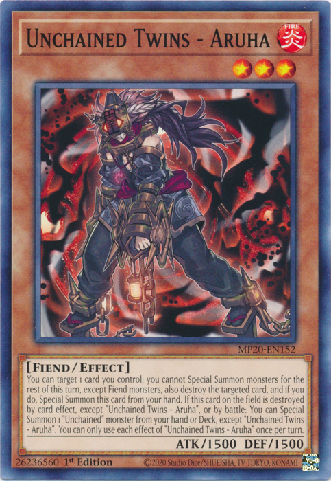 Unchained Twins - Aruha [MP20-EN152] Common | Odin's Place