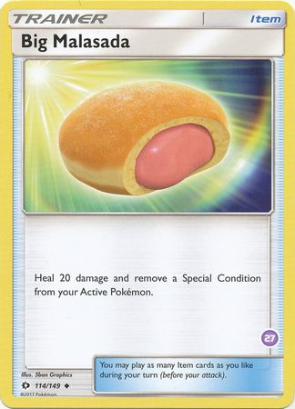 Big Malasada (114/149) (Deck Exclusive #27) [Sun & Moon: Trainer Kit - Alolan Sandslash] | Odin's Place